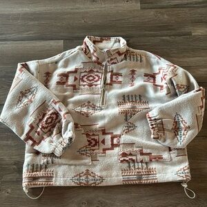 1/4 sip western sweater